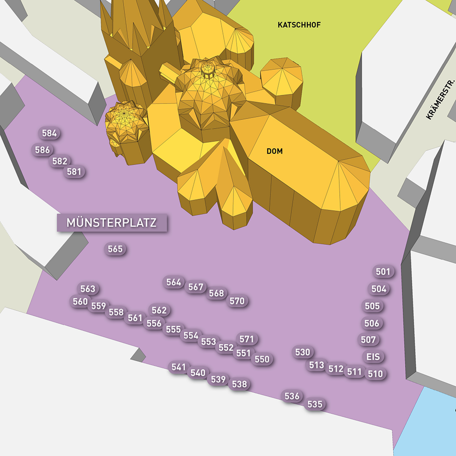 Standortkarte: Münsterplatz