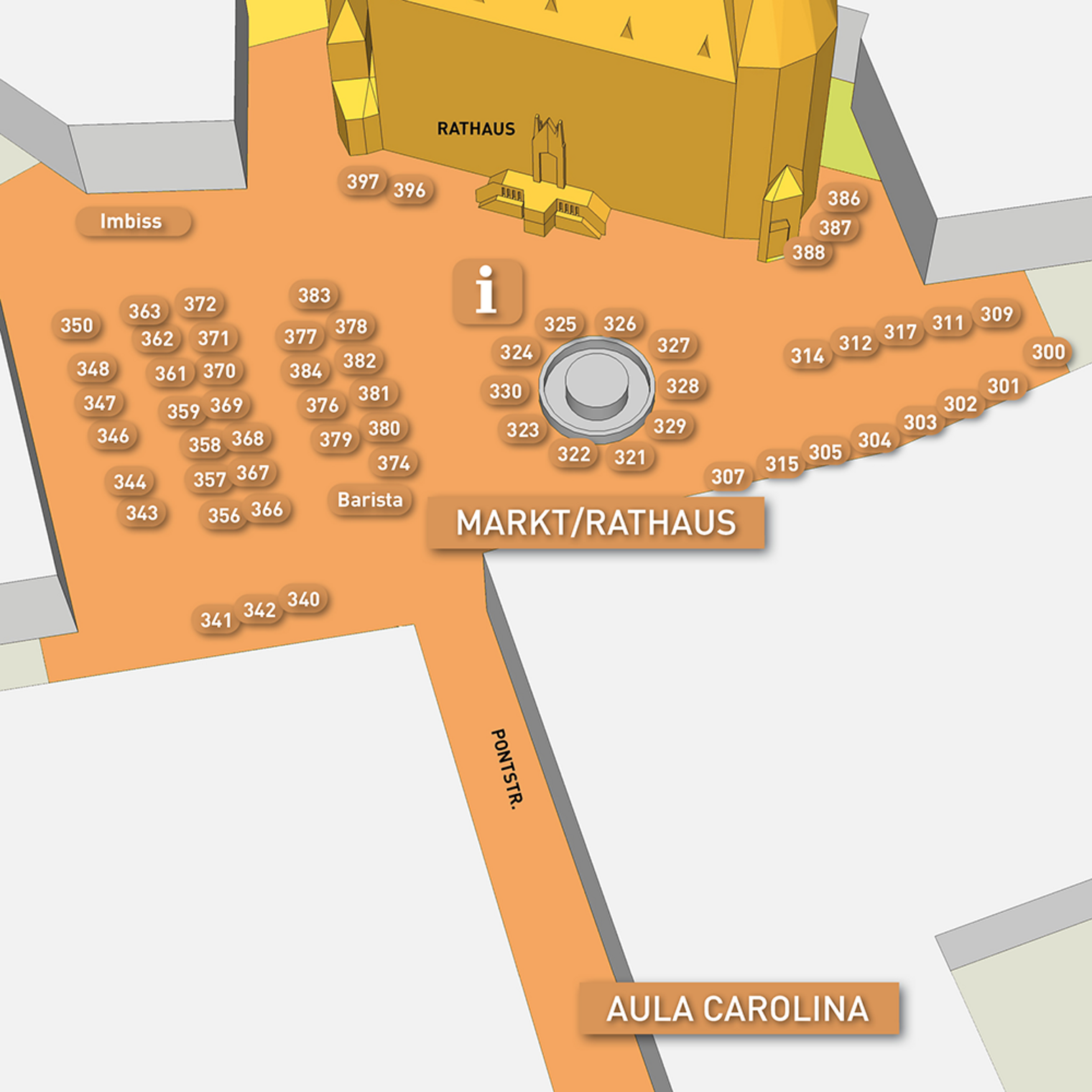 Standortkarte: Markt / Rathaus