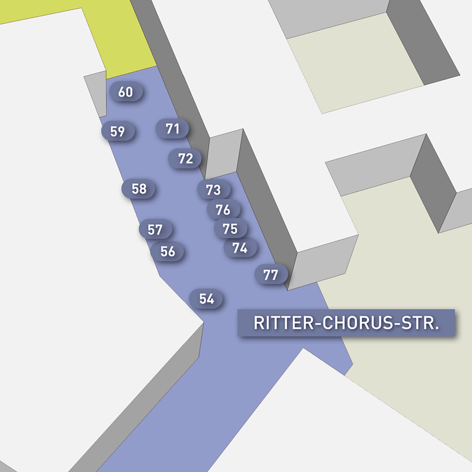 Standortkarte: Ritter-Chorus-Straße