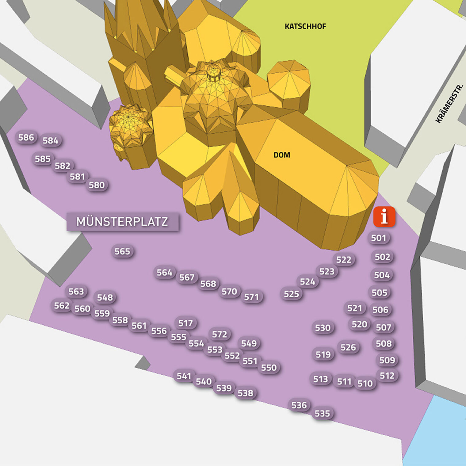 Standortkarte: Münsterplatz